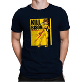Kill Bison - Mens Premium T-Shirts RIPT Apparel Small / Midnight Navy