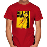 Kill Bison - Mens T-Shirts RIPT Apparel Small / Red
