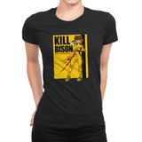 Kill Bison - Womens Premium T-Shirts RIPT Apparel Small / Black