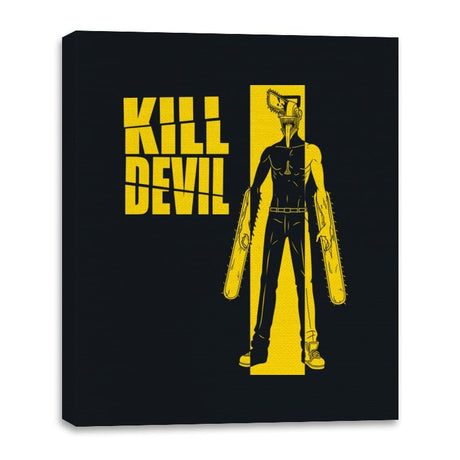 Kill Devil - Canvas Wraps Canvas Wraps RIPT Apparel 16x20 / Black