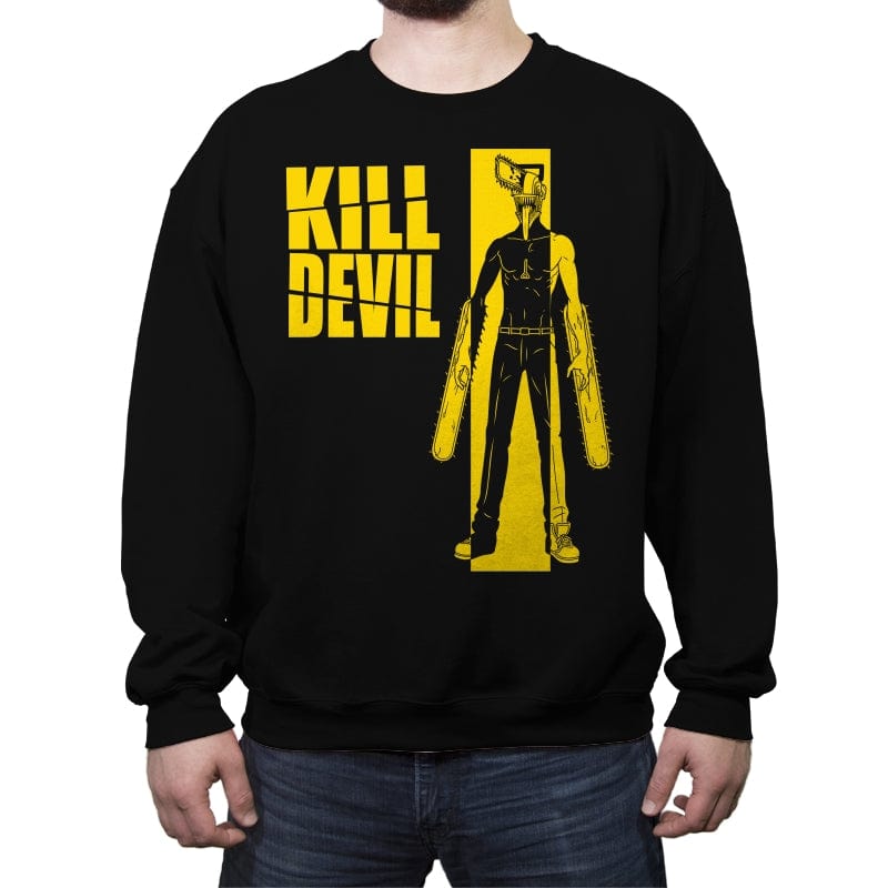 Kill Devil - Crew Neck Sweatshirt Crew Neck Sweatshirt RIPT Apparel Small / Black