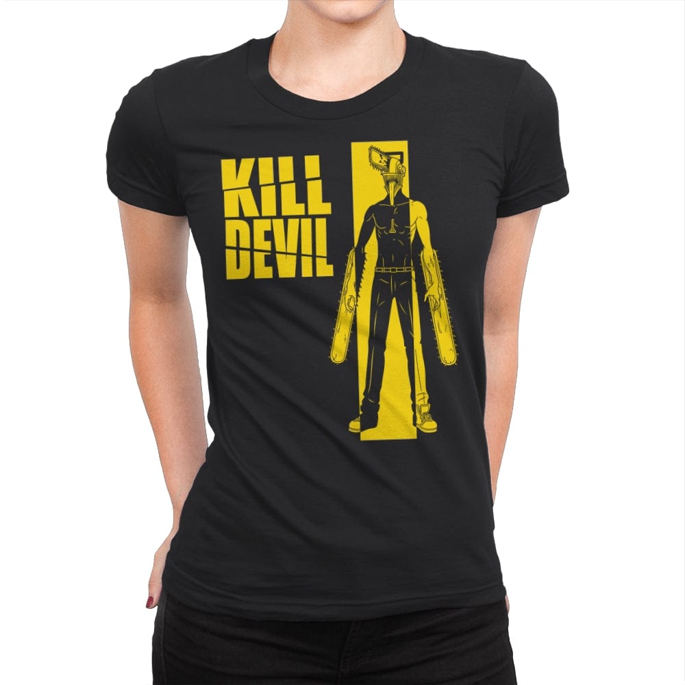 Kill Devil - Womens Premium T-Shirts RIPT Apparel Small / Black