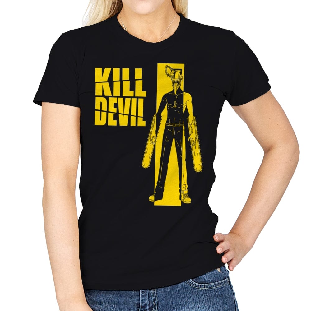 Kill Devil - Womens T-Shirts RIPT Apparel Small / Black