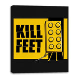 Kill Feet - Canvas Wraps Canvas Wraps RIPT Apparel 16x20 / Black