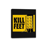 Kill Feet - Canvas Wraps Canvas Wraps RIPT Apparel 8x10 / Black
