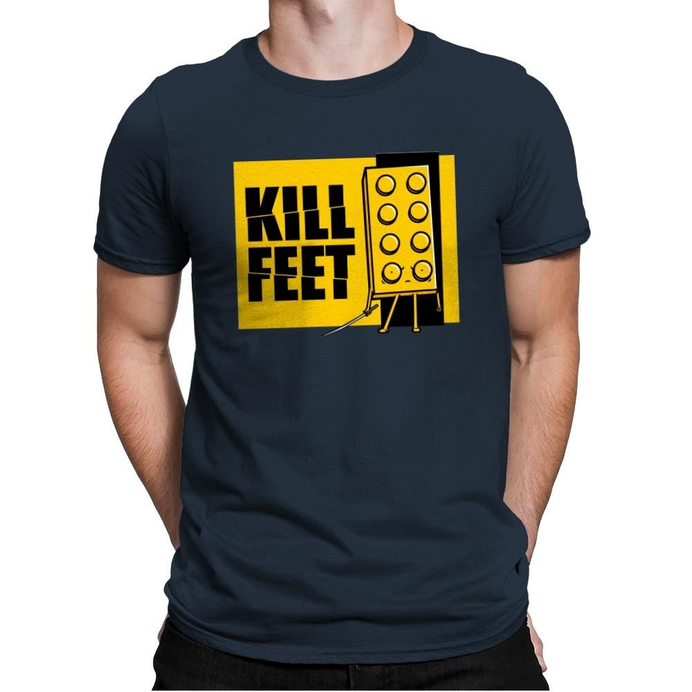 Kill Feet - Mens Premium T-Shirts RIPT Apparel Small / Indigo