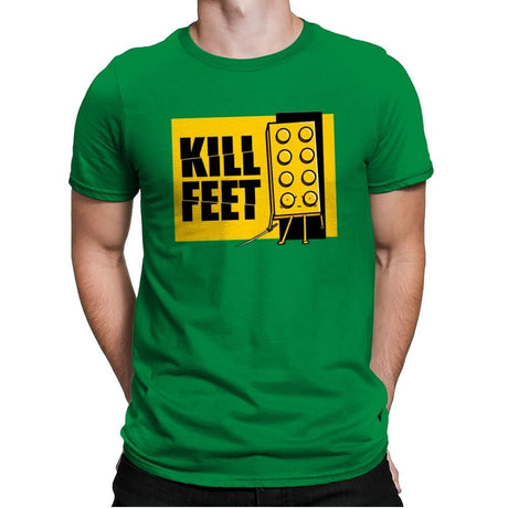 Kill Feet - Mens Premium T-Shirts RIPT Apparel Small / Kelly Green