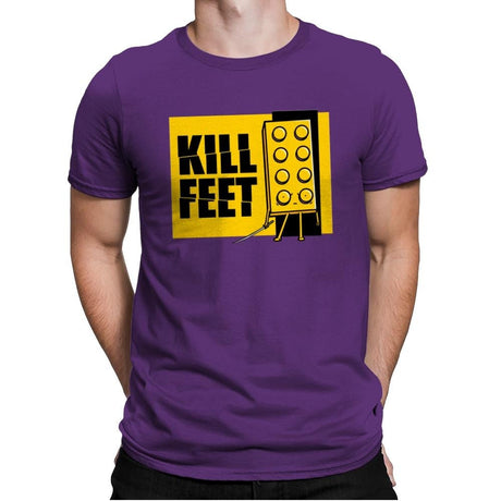 Kill Feet - Mens Premium T-Shirts RIPT Apparel Small / Purple Rush