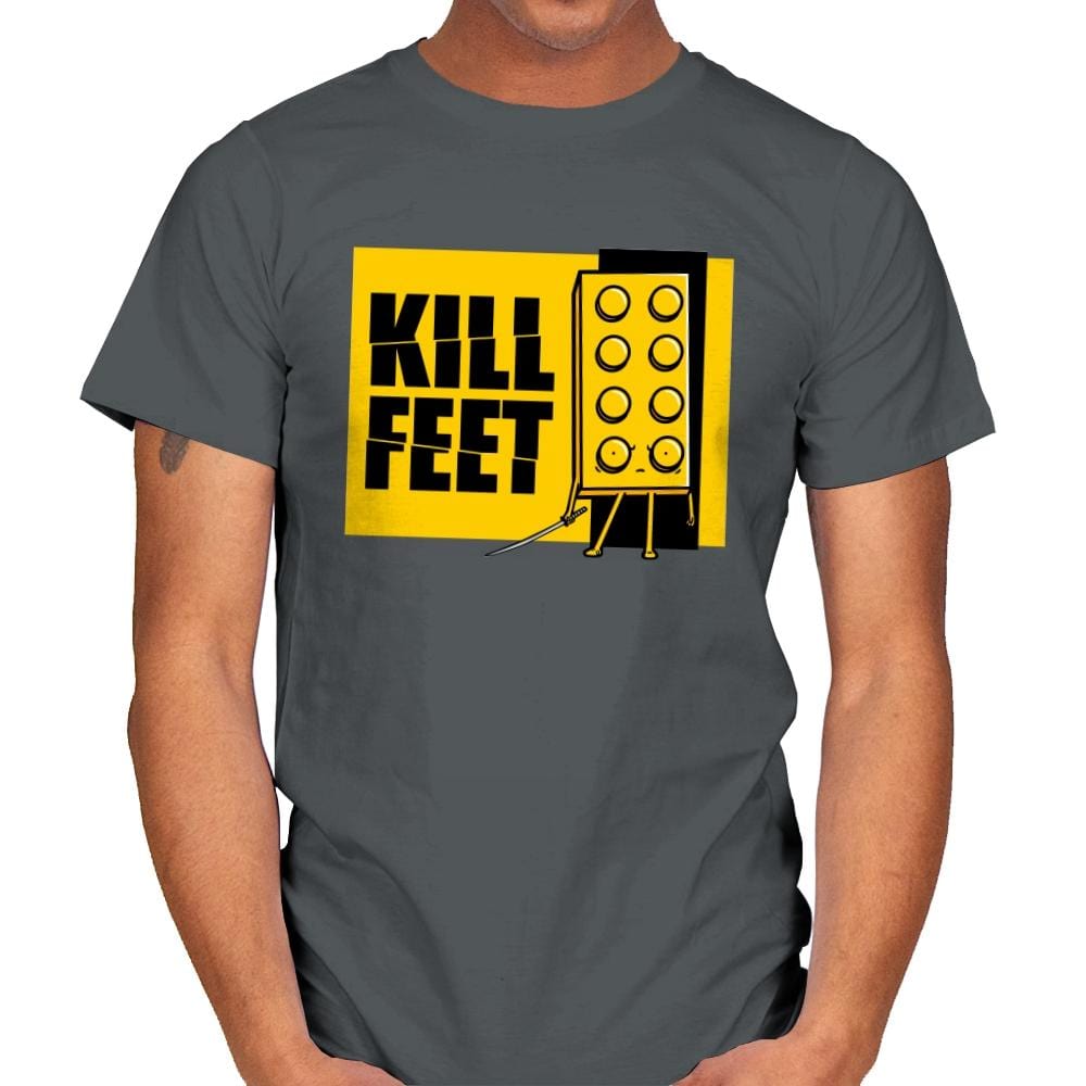Kill Feet - Mens T-Shirts RIPT Apparel Small / Charcoal