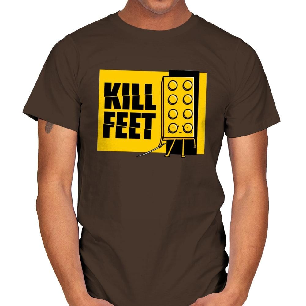 Kill Feet - Mens T-Shirts RIPT Apparel Small / Dark Chocolate