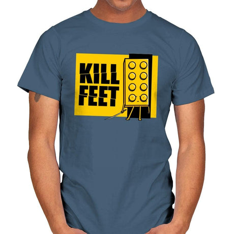 Kill Feet - Mens T-Shirts RIPT Apparel Small / Indigo Blue