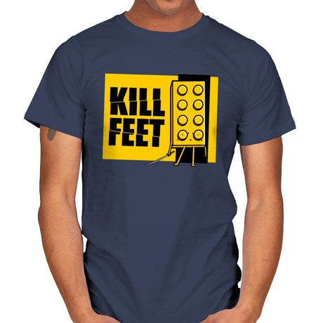 Kill Feet - Mens T-Shirts RIPT Apparel Small / Navy