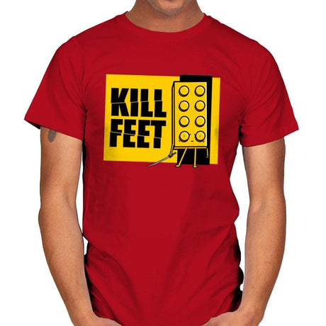 Kill Feet - Mens T-Shirts RIPT Apparel Small / Red