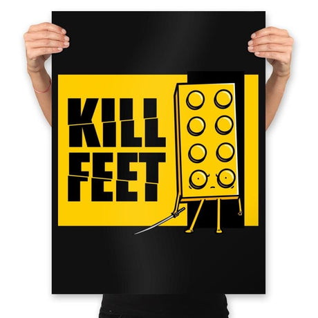 Kill Feet - Prints Posters RIPT Apparel 18x24 / Black