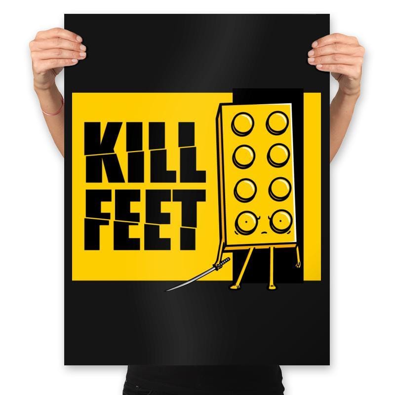 Kill Feet - Prints Posters RIPT Apparel 18x24 / Black