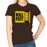 Kill Feet - Womens T-Shirts RIPT Apparel Small / Dark Chocolate