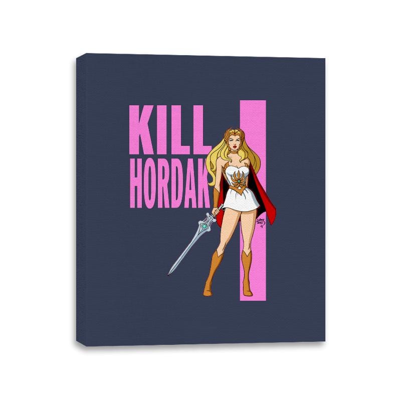 Kill Hordak - Canvas Wraps Canvas Wraps RIPT Apparel 11x14 / Navy