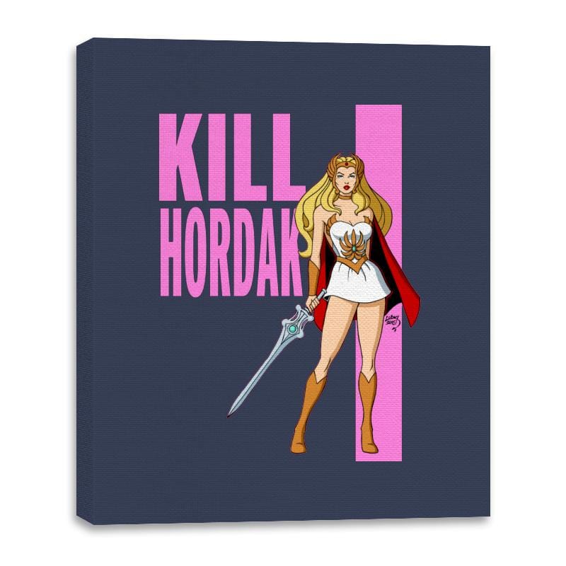 Kill Hordak - Canvas Wraps Canvas Wraps RIPT Apparel 16x20 / Navy