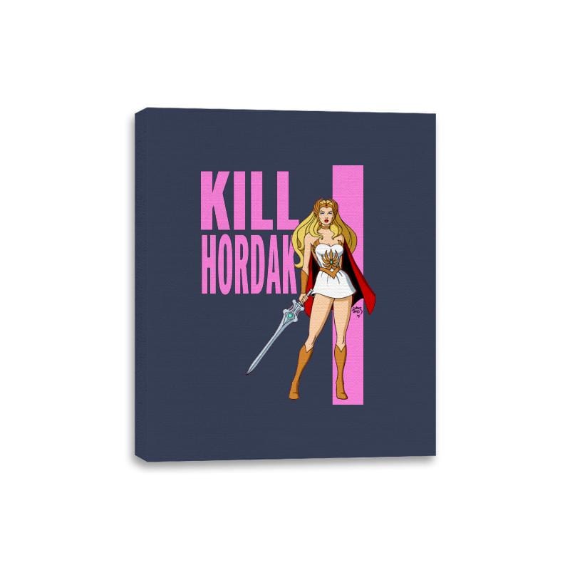 Kill Hordak - Canvas Wraps Canvas Wraps RIPT Apparel 8x10 / Navy