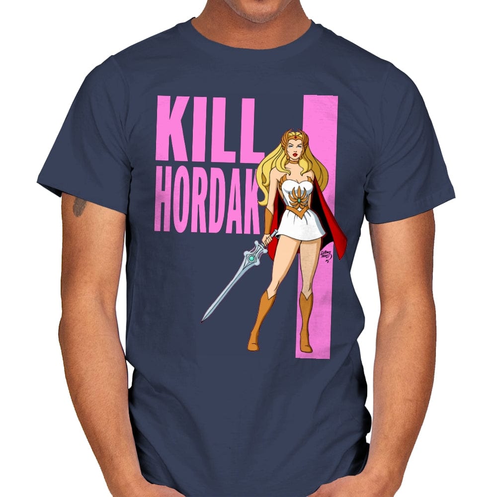 Kill Hordak - Mens T-Shirts RIPT Apparel Small / Navy