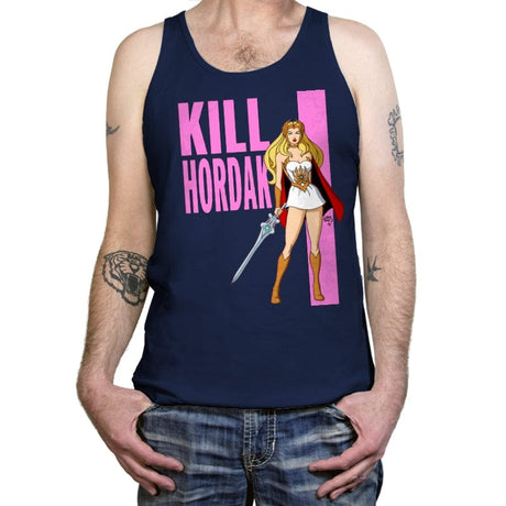 Kill Hordak - Tanktop Tanktop RIPT Apparel X-Small / Navy