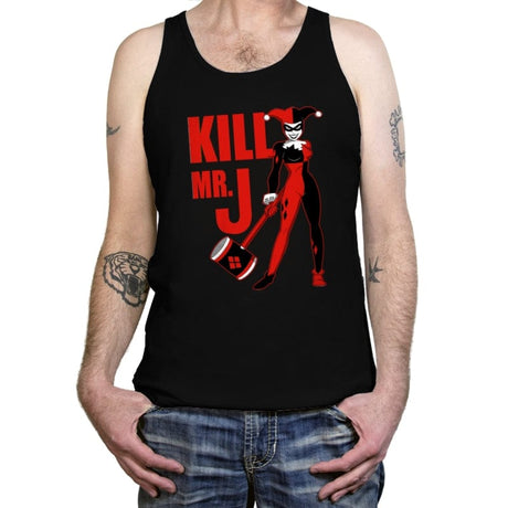 Kill Mr.J - Tanktop Tanktop RIPT Apparel X-Small / Black