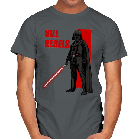 Kill Rebels - Mens T-Shirts RIPT Apparel Small / Charcoal