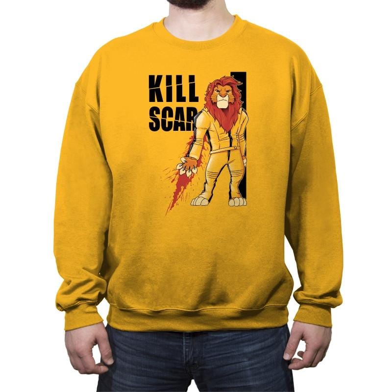 Kill Scar - Crew Neck Sweatshirt Crew Neck Sweatshirt RIPT Apparel Small / Gold