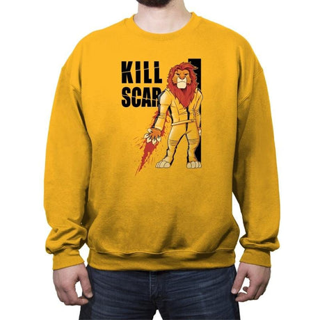 Kill Scar - Crew Neck Sweatshirt Crew Neck Sweatshirt RIPT Apparel Small / Gold