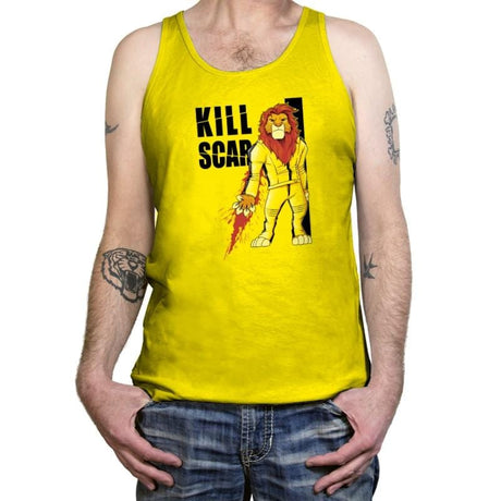 Kill Scar - Tanktop Tanktop RIPT Apparel X-Small / Neon Yellow