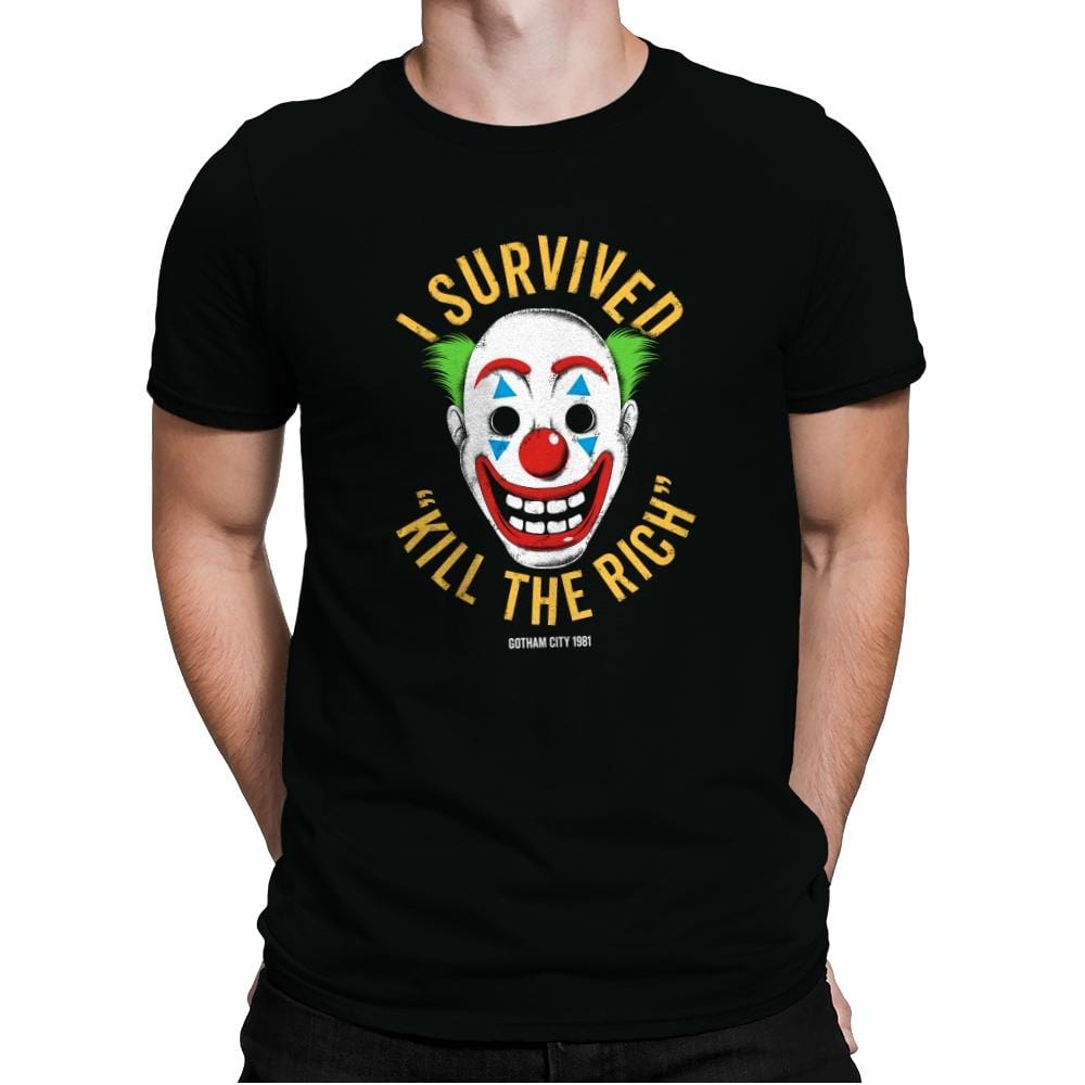 Kill The Rich Survivor - Mens Premium T-Shirts RIPT Apparel Small / Black