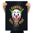 Kill The Rich Survivor - Prints Posters RIPT Apparel 18x24 / Black