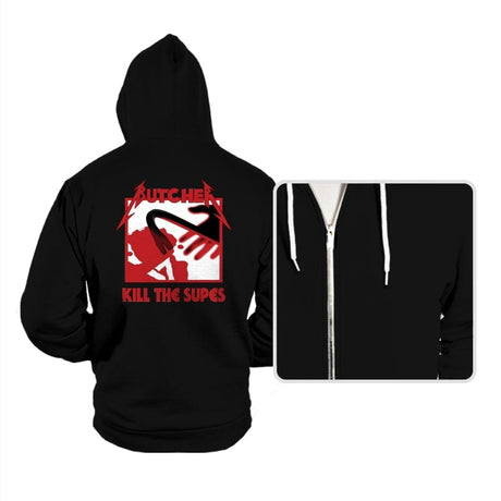 Kill The Supes - Hoodies Hoodies RIPT Apparel Small / Black