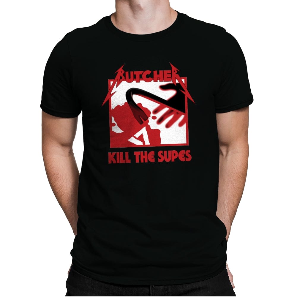 Kill The Supes - Mens Premium T-Shirts RIPT Apparel Small / Black