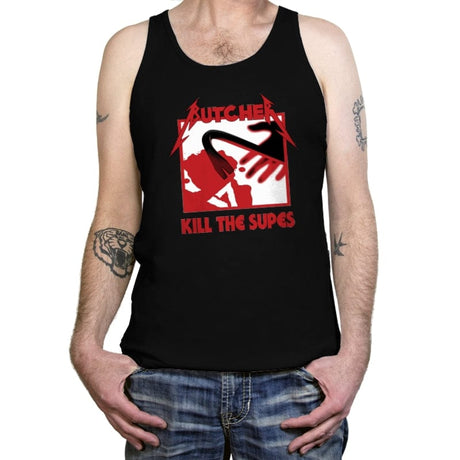 Kill The Supes - Tanktop Tanktop RIPT Apparel X-Small / Black