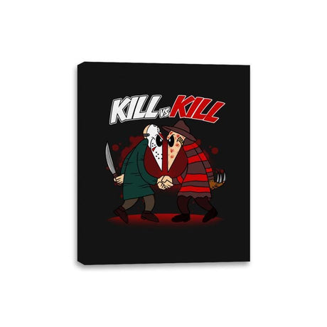 Kill VS Kill - Canvas Wraps Canvas Wraps RIPT Apparel 8x10 / Black