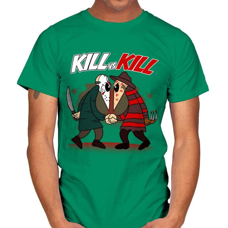 Kill VS Kill - Mens T-Shirts RIPT Apparel Small / Kelly Green