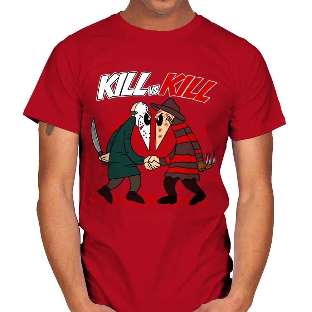 Kill VS Kill - Mens T-Shirts RIPT Apparel Small / Red