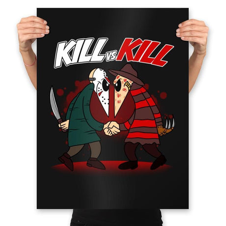 Kill VS Kill - Prints Posters RIPT Apparel 18x24 / Black