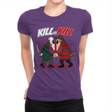 Kill VS Kill - Womens Premium T-Shirts RIPT Apparel Small / Purple Rush