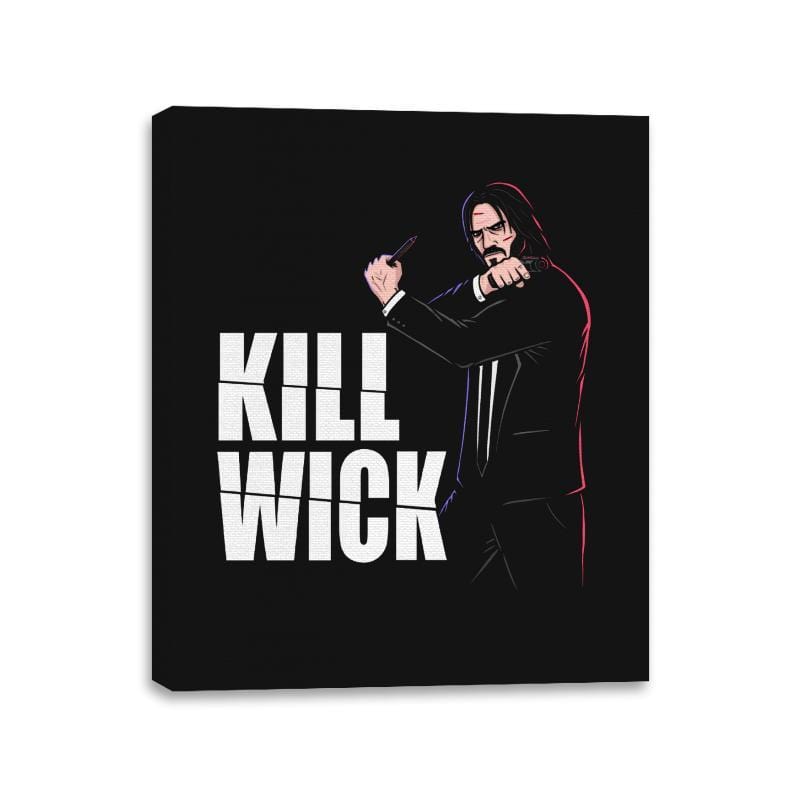 Kill Wick - Canvas Wraps Canvas Wraps RIPT Apparel 11x14 / Black