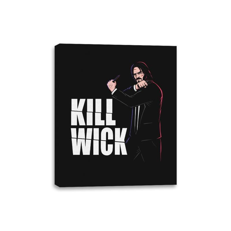 Kill Wick - Canvas Wraps Canvas Wraps RIPT Apparel 8x10 / Black