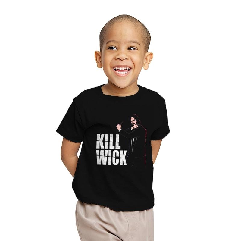 Kill Wick - Youth T-Shirts RIPT Apparel X-small / Black