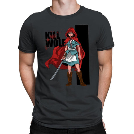 Kill Wolf - Mens Premium T-Shirts RIPT Apparel Small / Heavy Metal