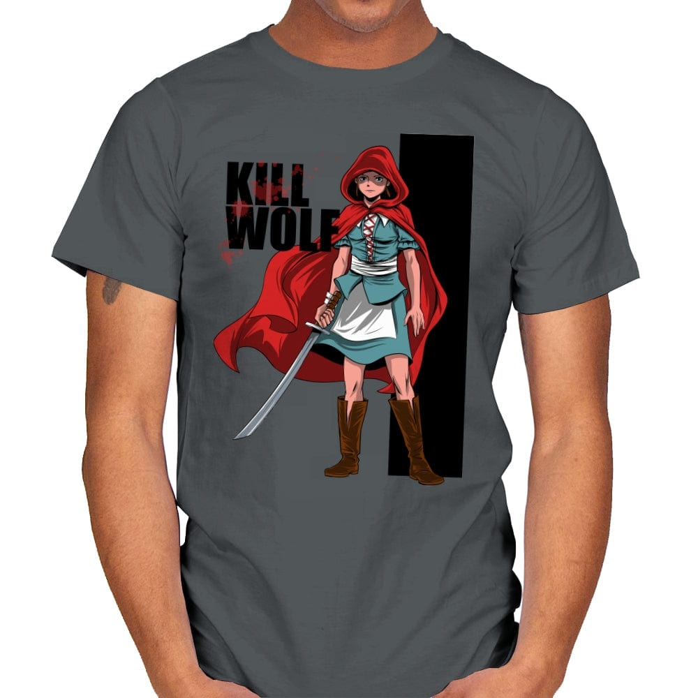 Kill Wolf - Mens T-Shirts RIPT Apparel Small / Charcoal