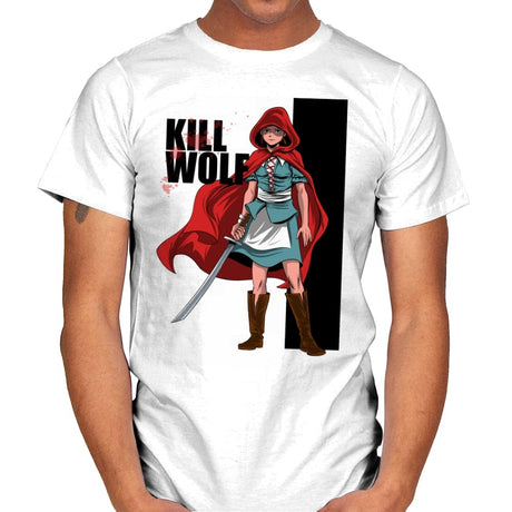 Kill Wolf - Mens T-Shirts RIPT Apparel Small / White
