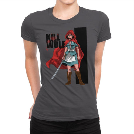 Kill Wolf - Womens Premium T-Shirts RIPT Apparel Small / Heavy Metal