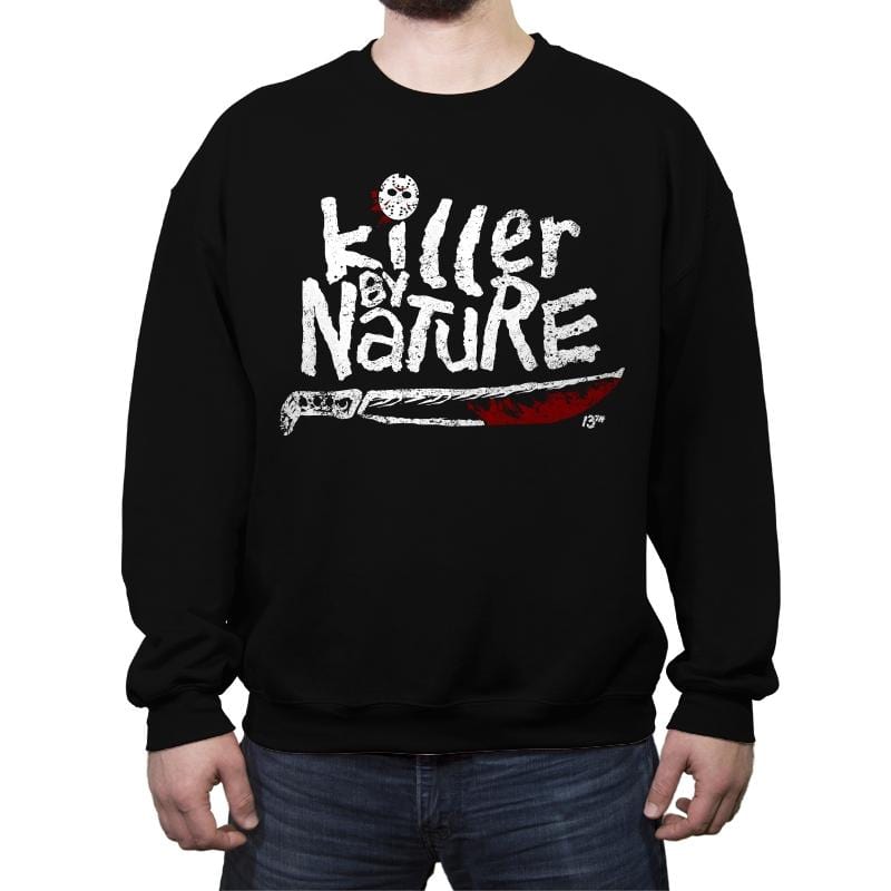 KILLER BY NATURE 13th - Crew Neck Sweatshirt Crew Neck Sweatshirt RIPT Apparel