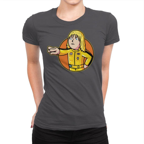 Killer Girl! - Womens Premium T-Shirts RIPT Apparel Small / Heavy Metal