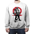 Killer of Gods Sumi-e - Crew Neck Sweatshirt Crew Neck Sweatshirt RIPT Apparel Small / White